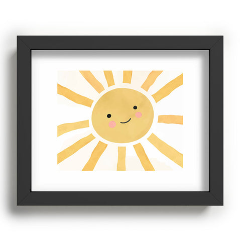 carriecantwell Happy Sun I Recessed Framing Rectangle