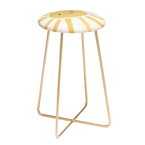 carriecantwell Happy Sun I Counter Stool