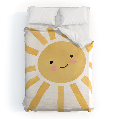 carriecantwell Happy Sun I Duvet Cover