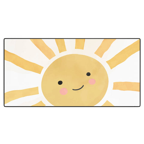carriecantwell Happy Sun I Desk Mat