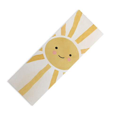 carriecantwell Happy Sun I Yoga Mat