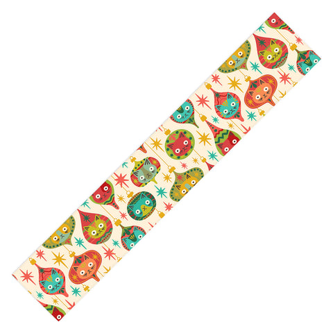 carriecantwell Meowy Christmas Table Runner