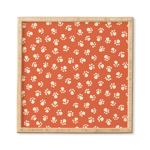 carriecantwell Purrty Paws Framed Wall Art