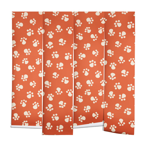 carriecantwell Purrty Paws Wall Mural