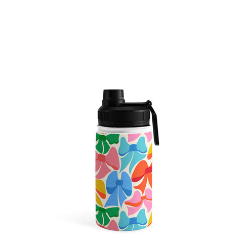 carriecantwell RainBows Bright Multi Retro Water Bottle