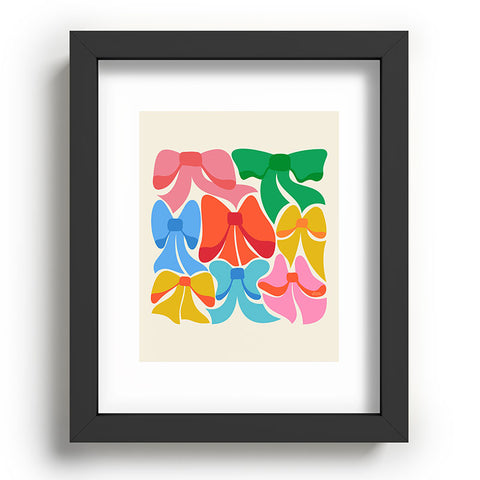 carriecantwell RainBows Bright Multi Retro Recessed Framing Rectangle