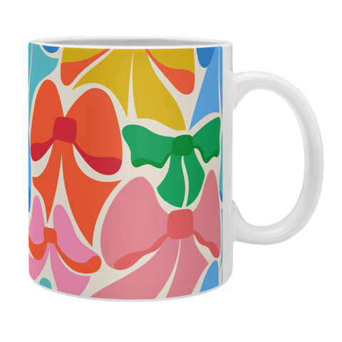 carriecantwell RainBows Bright Multi Retro Coffee Mug