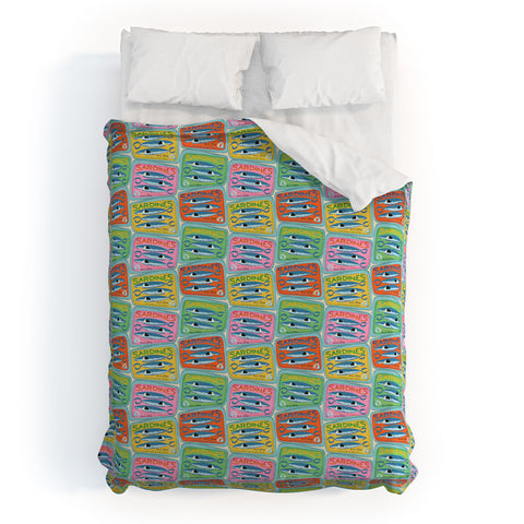 carriecantwell Sardines I Duvet Cover