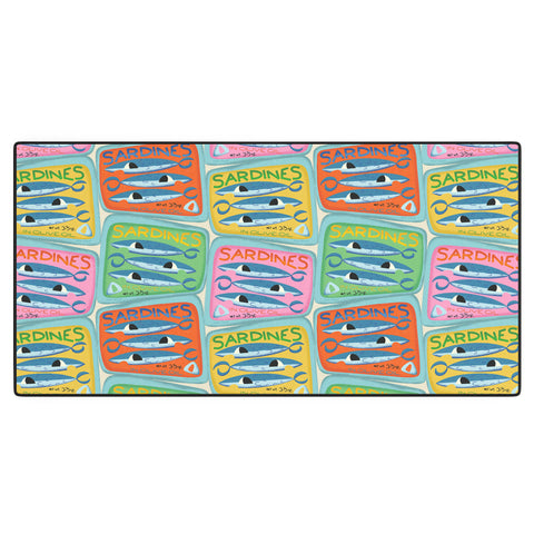 carriecantwell Sardines I Desk Mat