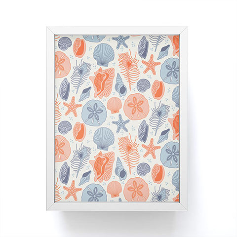 carriecantwell She Sells Seashells I Framed Mini Art Print