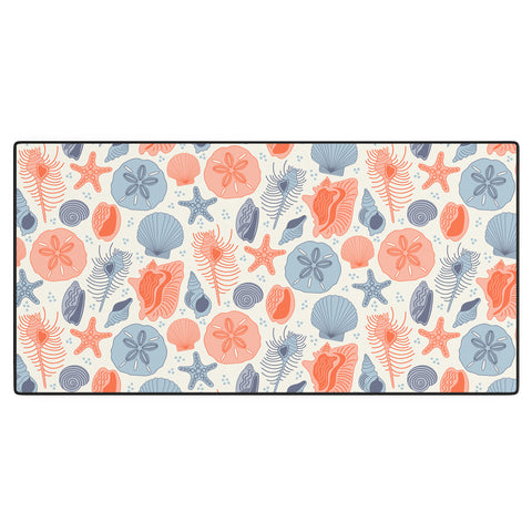 carriecantwell She Sells Seashells I Desk Mat