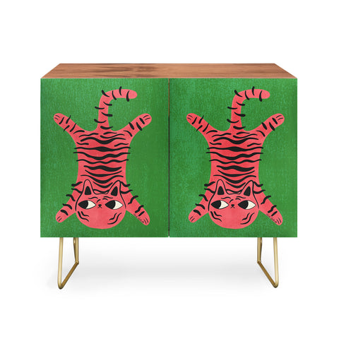 carriecantwell Silly Cat Rug Credenza