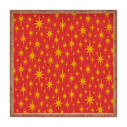 carriecantwell Sparkling Stars Square Tray