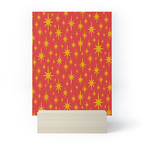 carriecantwell Sparkling Stars Mini Art Print