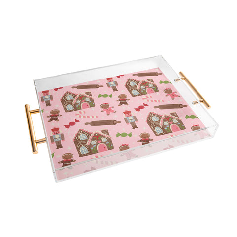 carriecantwell Sweet Christmas Holidays Acrylic Tray