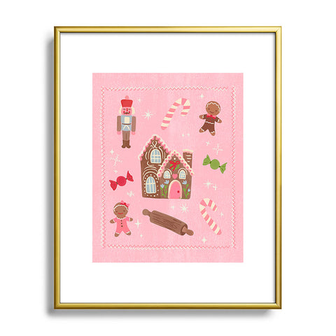 carriecantwell Sweet Christmas Holidays Metal Framed Art Print