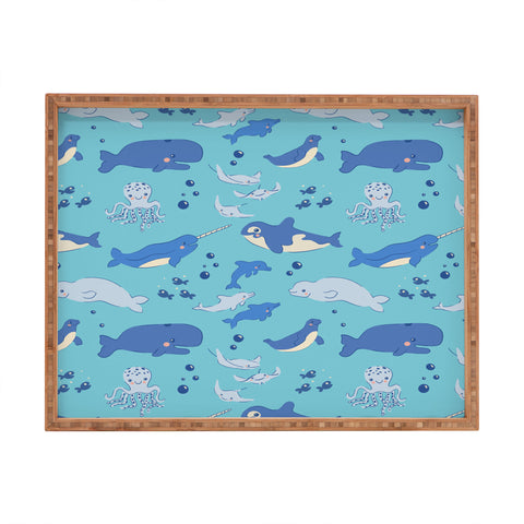 carriecantwell Sweet Sea Life Rectangular Tray