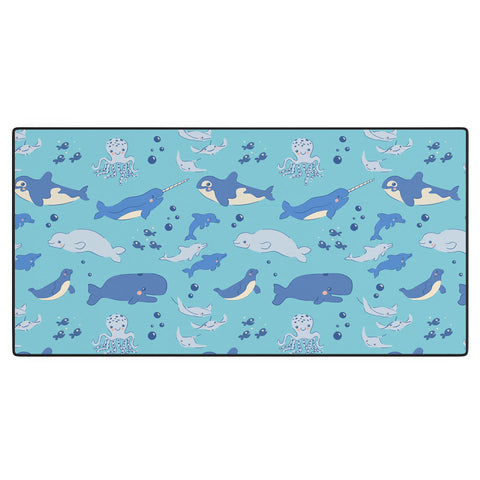 carriecantwell Sweet Sea Life Desk Mat