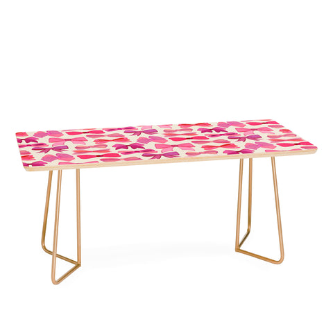 carriecantwell Vintage Pink Bows Coffee Table