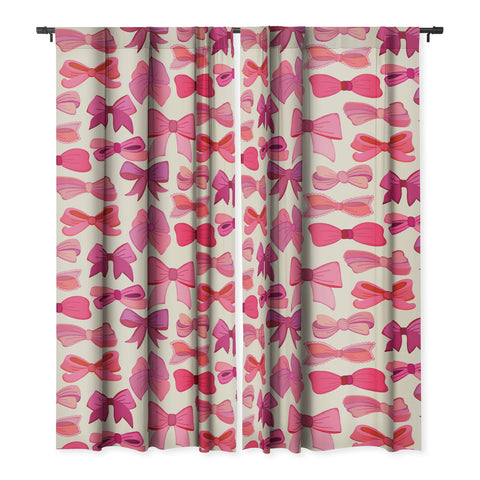 carriecantwell Vintage Pink Bows Blackout Non Repeat