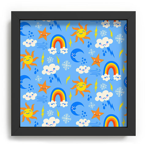 carriecantwell Whimsical Weather Recessed Framing Square