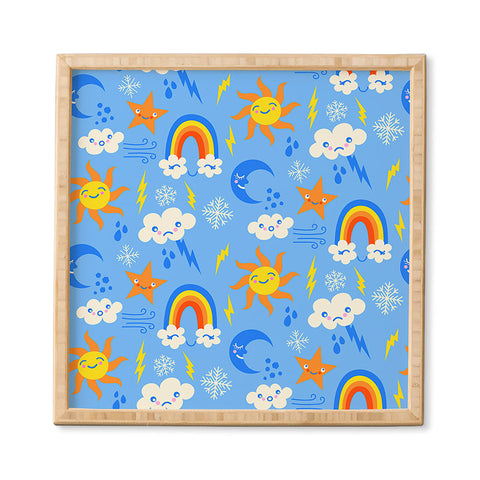 carriecantwell Whimsical Weather Framed Wall Art