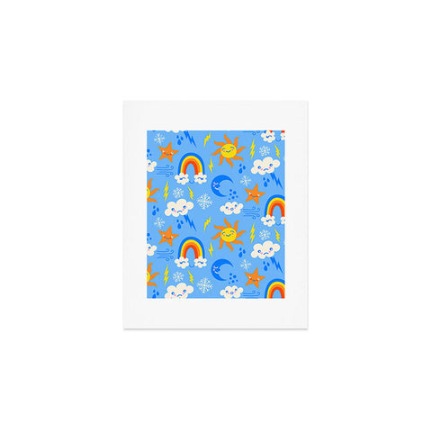 carriecantwell Whimsical Weather Art Print