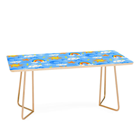carriecantwell Whimsical Weather Coffee Table