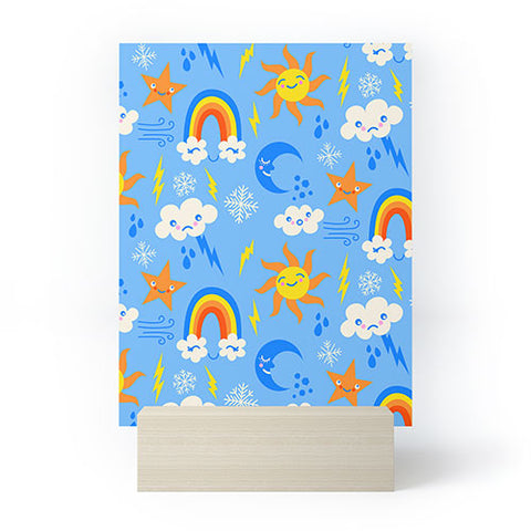 carriecantwell Whimsical Weather Mini Art Print