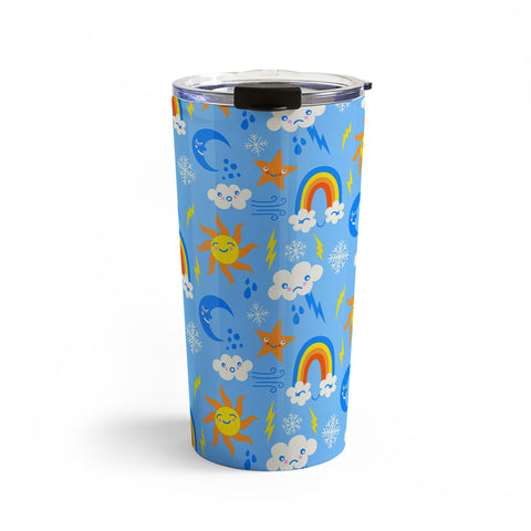 carriecantwell Whimsical Weather Travel Mug