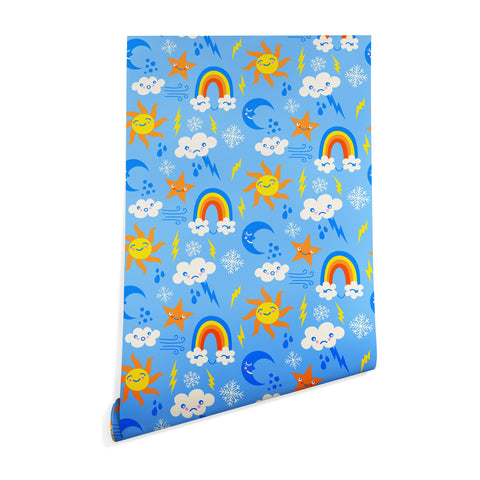 carriecantwell Whimsical Weather Wallpaper