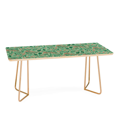 carriecantwell Winter Holiday Floral Coffee Table