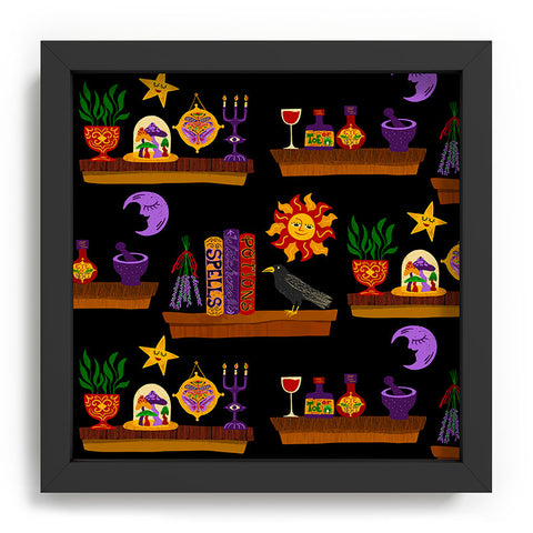 carriecantwell Witches Cabinet Recessed Framing Square