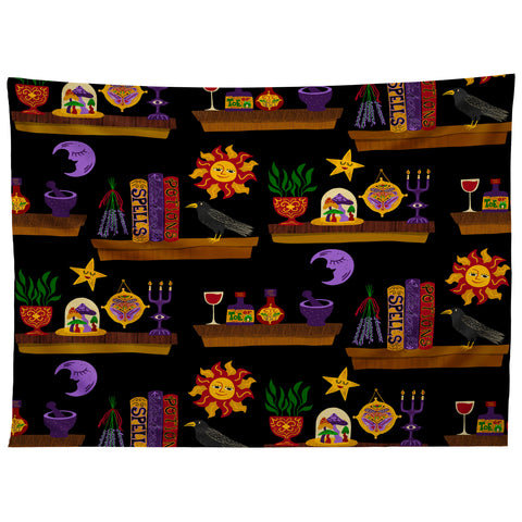 carriecantwell Witches Cabinet Tapestry