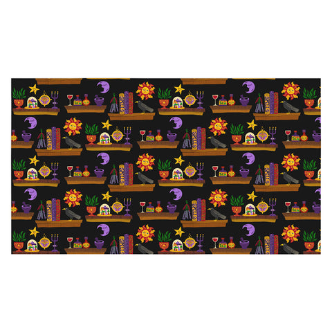 carriecantwell Witches Cabinet Tablecloth