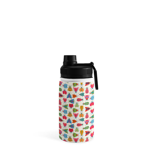 carriecantwell Wonderful Winged Insects Water Bottle