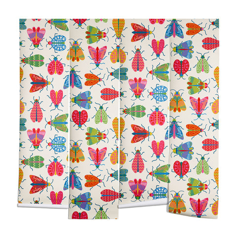 carriecantwell Wonderful Winged Insects Wall Mural