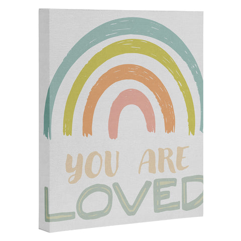 carriecantwell You Are Loved II Art Canvas