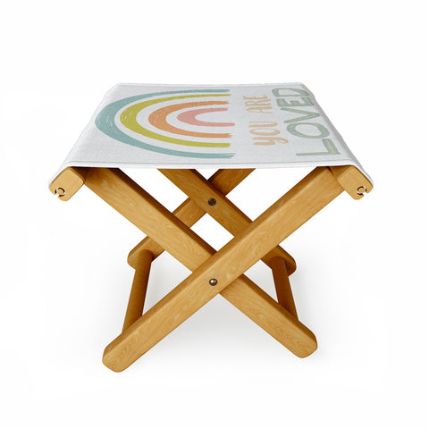 carriecantwell You Are Loved II Folding Stool