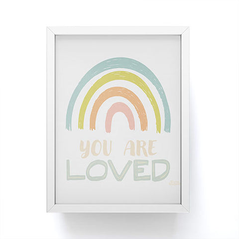 carriecantwell You Are Loved II Framed Mini Art Print