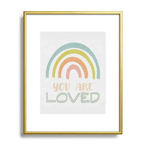 carriecantwell You Are Loved II Metal Framed Art Print