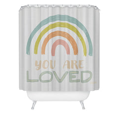 carriecantwell You Are Loved II Shower Curtain