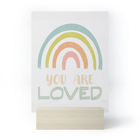 carriecantwell You Are Loved II Mini Art Print