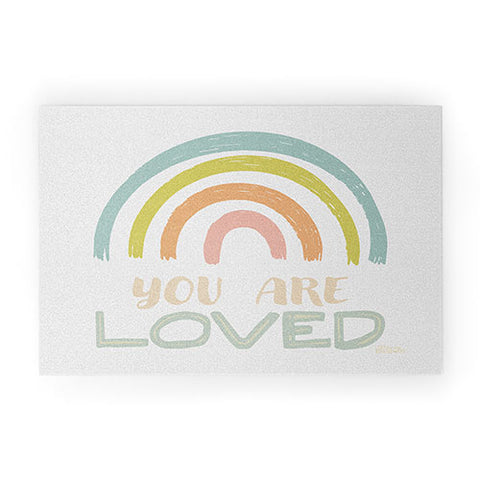 carriecantwell You Are Loved II Welcome Mat