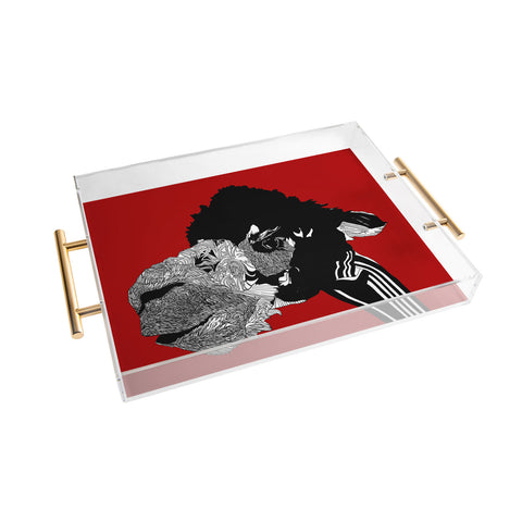 Casey Rogers Alpaca Acrylic Tray