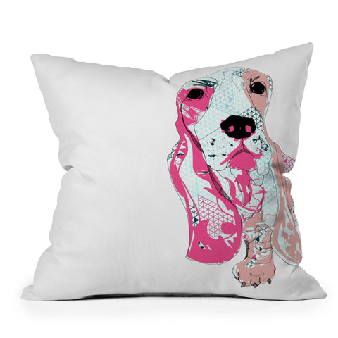 Casey Rogers Bassett Outdoor Throw Pillow