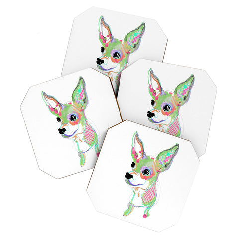 Casey Rogers Chihuahua Multi Coaster Set