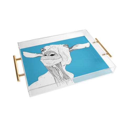 Casey Rogers Goat Acrylic Tray