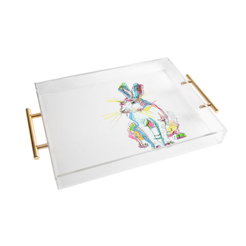 Casey Rogers Hare Multi Acrylic Tray