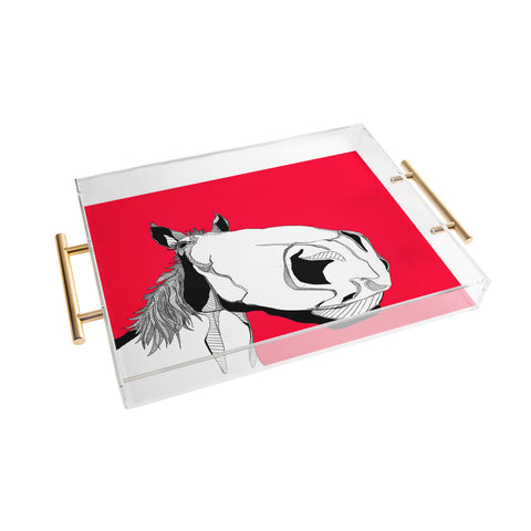 Casey Rogers Horseface Acrylic Tray